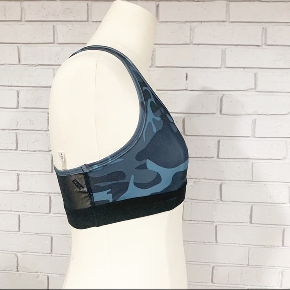CHRLDR Women’s Blue Camo Sports Bra - Picture 11 of 14